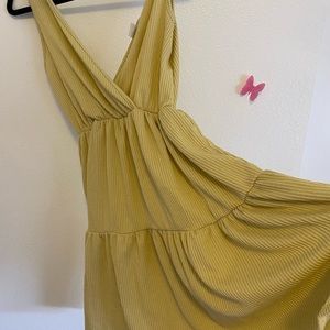 Caution to the wind Yellow Dress